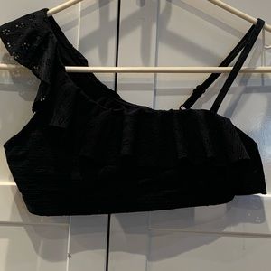 Black Swimsuit Top